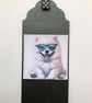 Handmade Samoyed Dog Bookmark:  Ribbon Marker, Personalisation optional - Image 2
