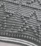 Star crochet blanket, Bed blanket, Large chunky Afghan, Sofa blanket, Grey blank - Image 4