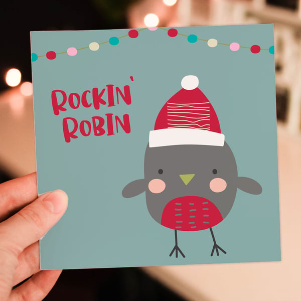Christmas card: Rockin’ Robin
