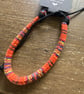 Orange Multicolor Handmade Adjustable Cord Bracelet