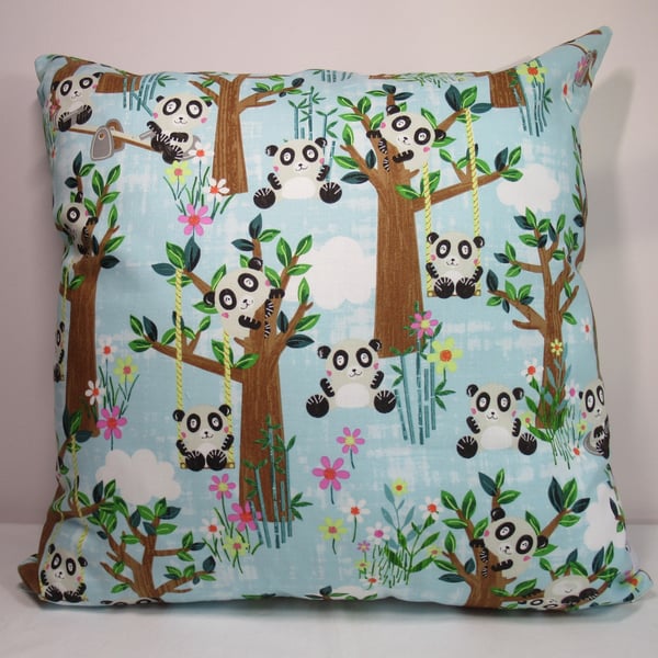 Panda themed Cushion Cover