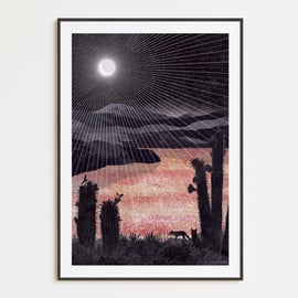 Desert Dreaming Art Print