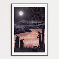 Desert Dreaming Art Print