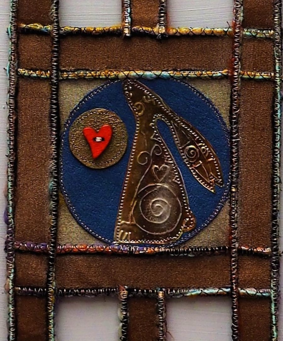 HHM191 - Triple Moon Gazer Hare -  15cm x 54cm (80cm total length)