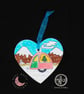 Colourful Christmas Caravan Decoration  - Image 4
