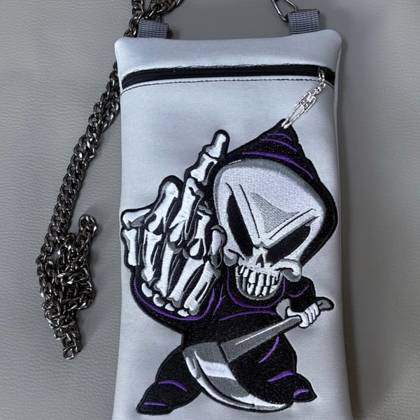 Embroidered Grim Reaper