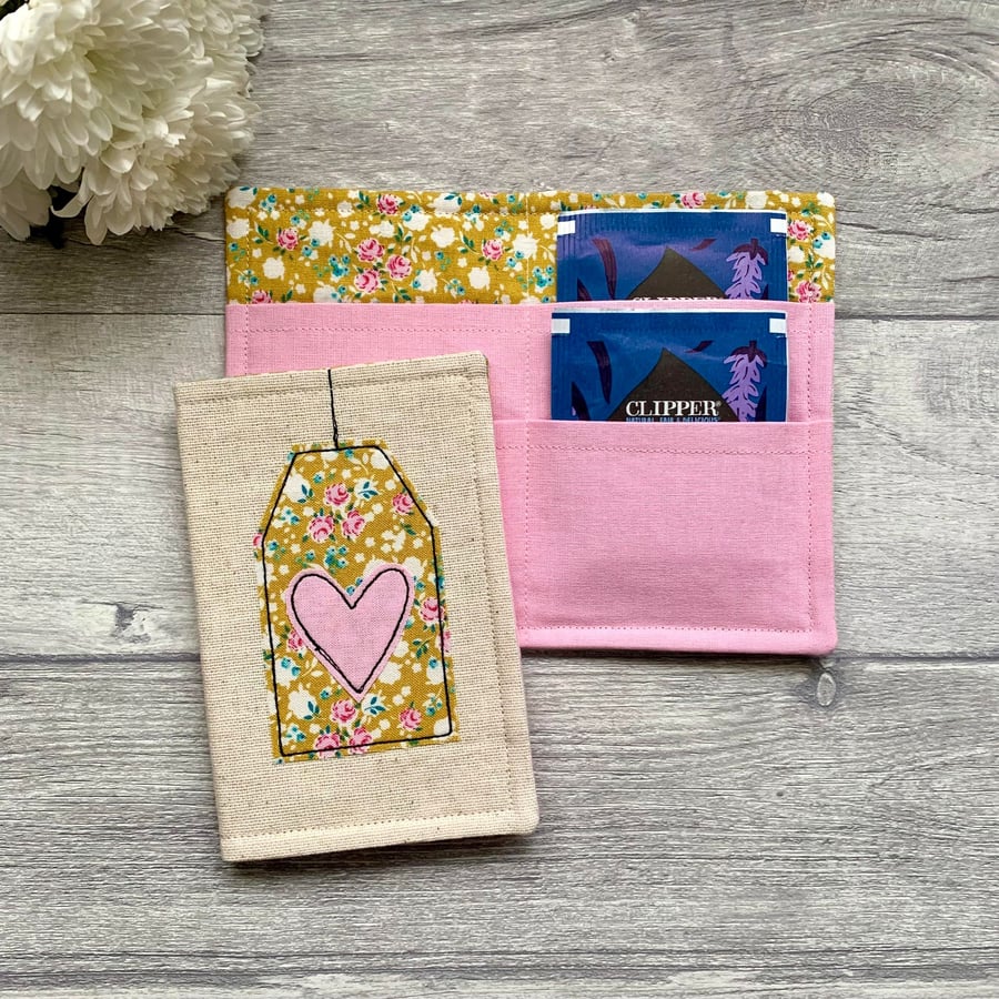 Tea bag wallet, tea bag holder