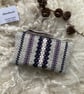 Woolly Wallet - Dusky Lilac. Handwoven in Wales - Image 6