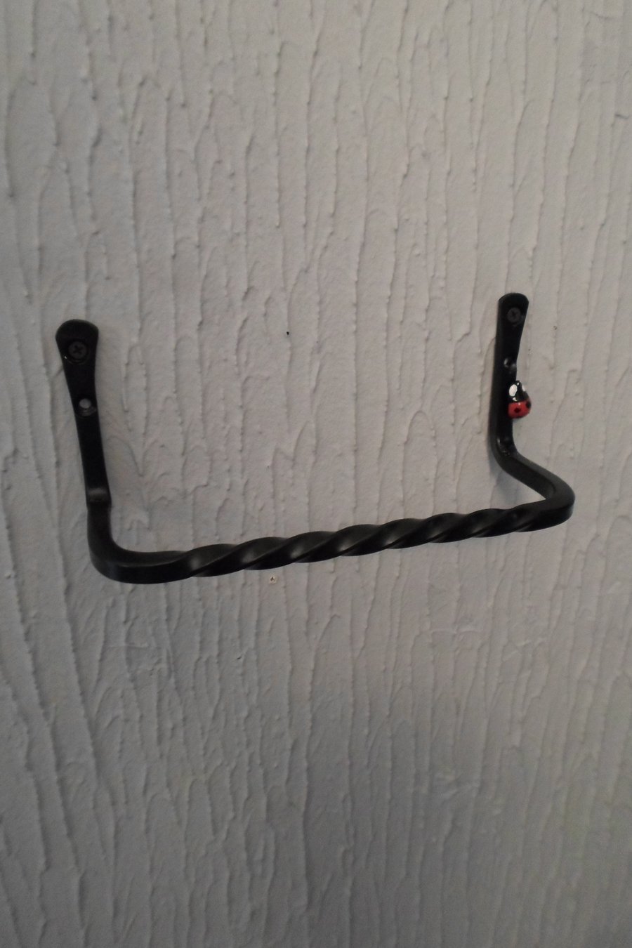 Metal Ladybird Towel Rail .........................Wrought Iron (Forged Steel) 