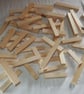Box of wood for child to play with, building blocks. Ideal for preschool or home - Image 1