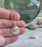 Silver Cockle Shell Necklace – Fine Silver Seashell Pendant - Image 6