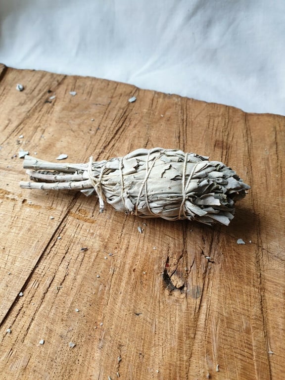 Dried White Sage Smudge Stick Small