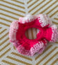 Colourful handmade crochet scrunchie  - Image 1
