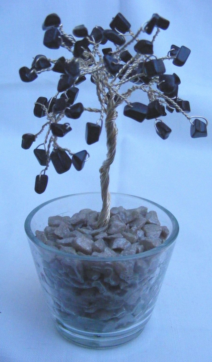 Blue Sandstone Gemstone Tree of Life ornament