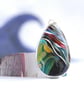 Cornish surfite pendant - big wavey pattern - Image 1