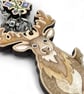 Stag Keyring - Wooden Key Fob with Bluebell - Scottish Highland Wood Key Chain - Image 4