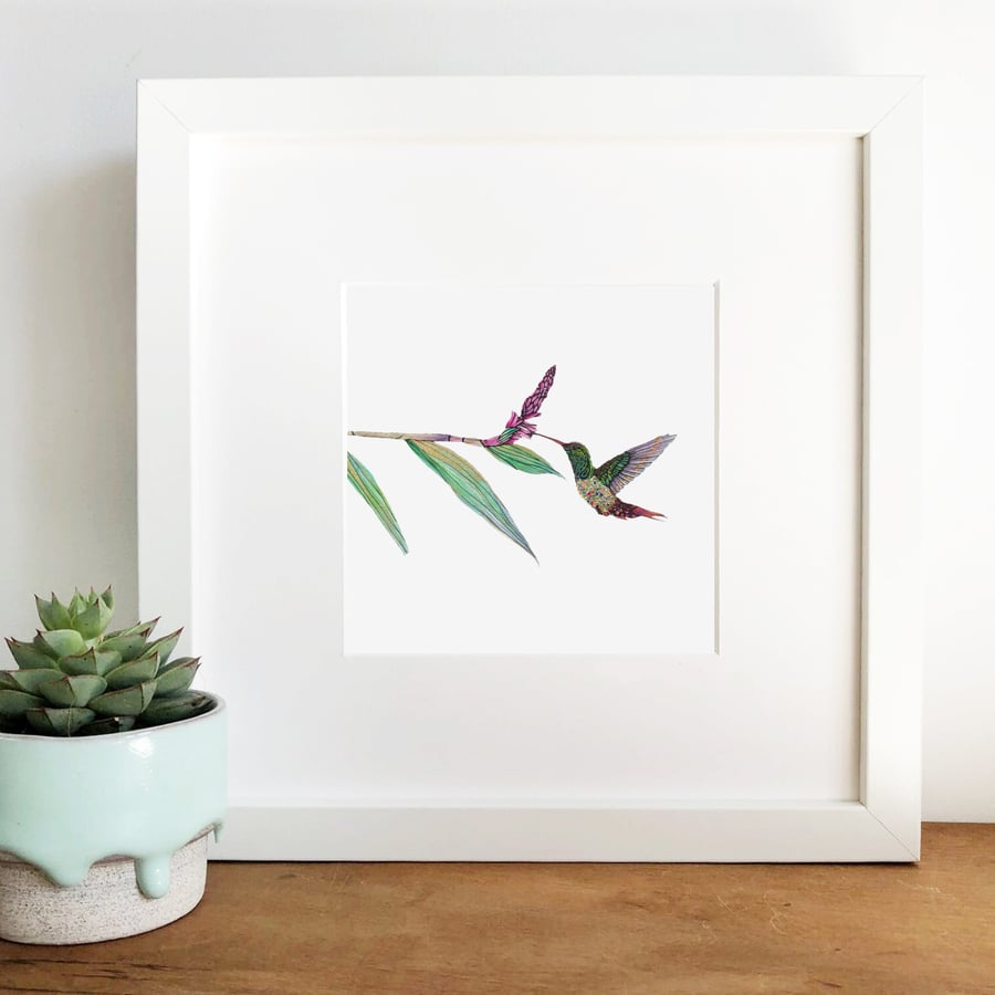 'Jewel' Hand Finished Framed Print