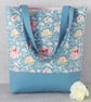 Tote bag, shopping bag, floral