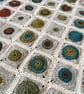 Crochet lap blanket pattern, Daisy Dogghan PDF granny square blanket  - Image 2