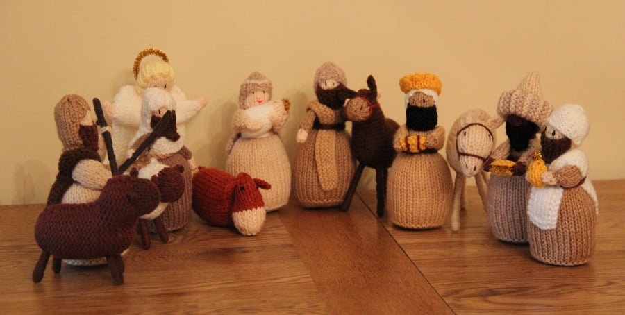 Knitted Nativity