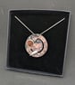 Sterling silver rocket pendant, Silver space jewellery, Moving jewellery  - Image 8