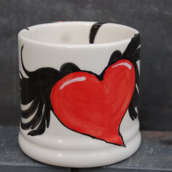 ink hearts mug