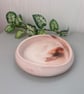  Blush Marbled Round Trinket Tray - Handmade Jewellery Dish - Image 3