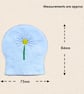 Daisy Tealight Covers - Embroidered April Birth Flower Decor - Image 4