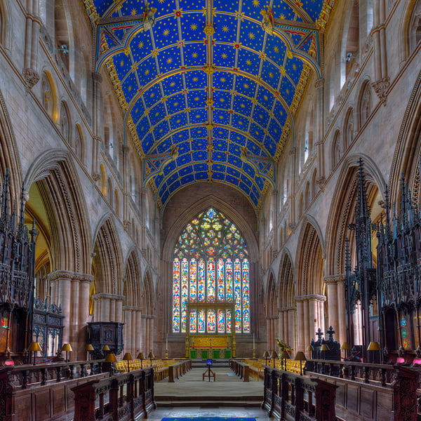 Carlisle Cathedral East landscape print