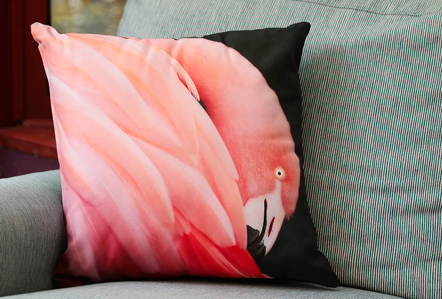 FLAMINGO - CUSHION COVERS INSPIRED BY NATURE FROM LISA COCKRELL PHOTOGRAPHY