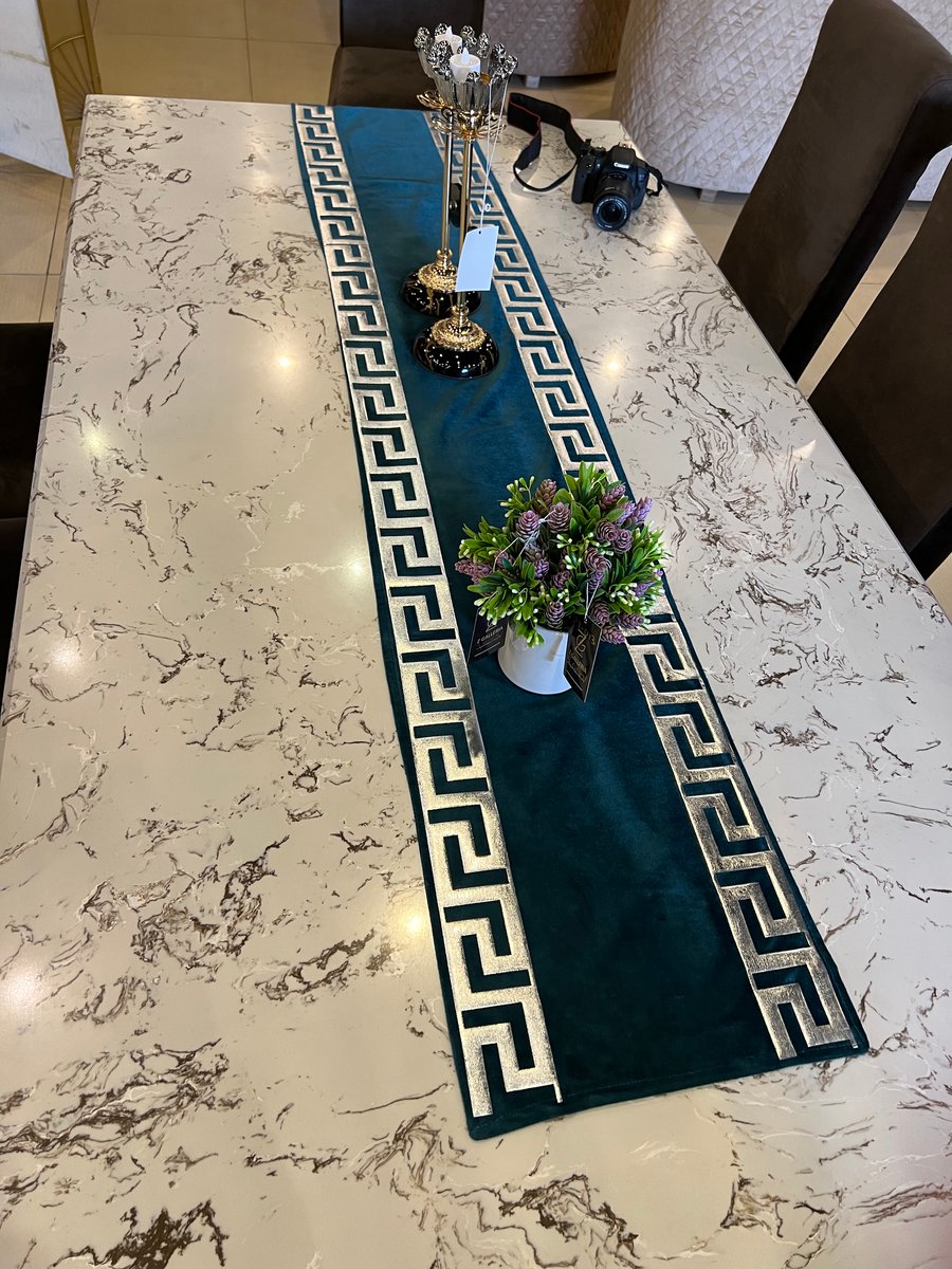 Luxury Velvet Table Runner 72” inches Xmas Table Decore