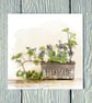 Hovis Tin with Pansy & Ivy - Greetings Card - Image 1