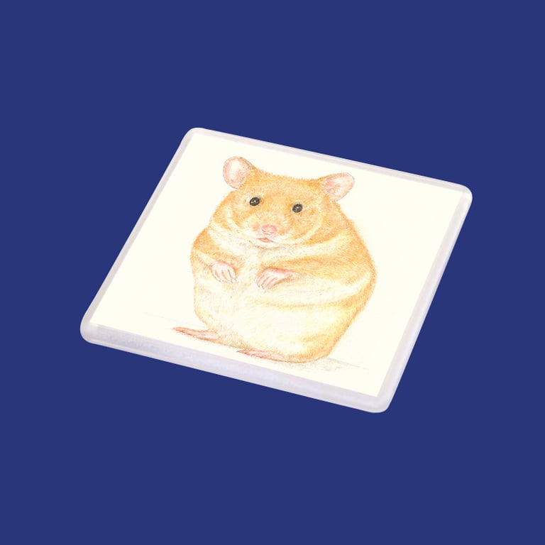 Daisy the Hamster - Coaster