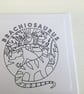 Any occasion cards. Dnosaur cards. Party invitations. Pack of 4 cards. Ref 020.  - Image 2