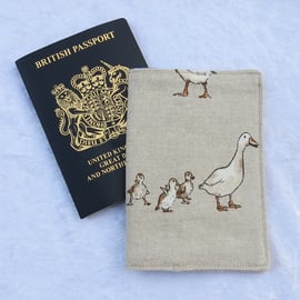 Passport Cover, passport sleeve, ducks