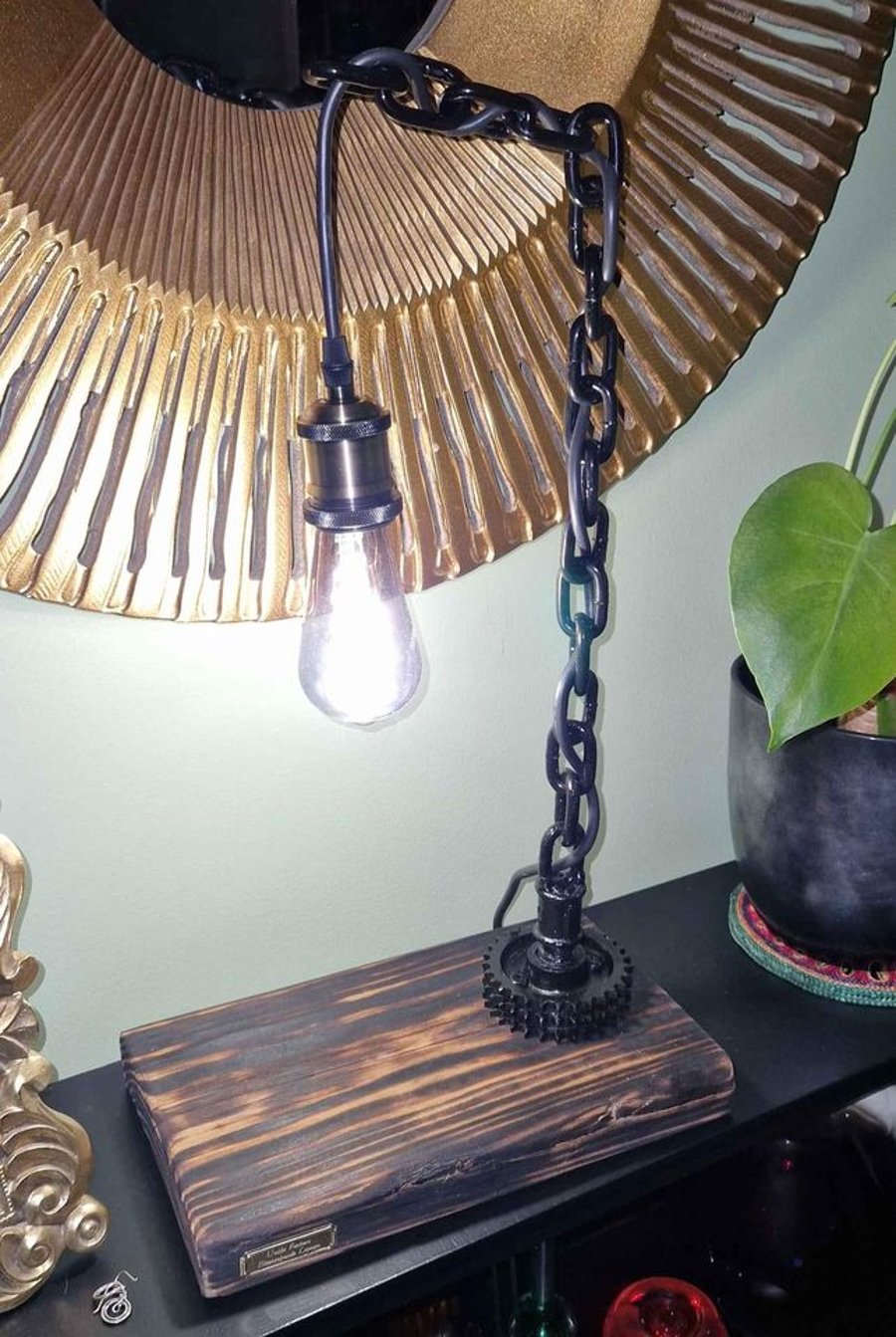 Chained Up Table Lamp