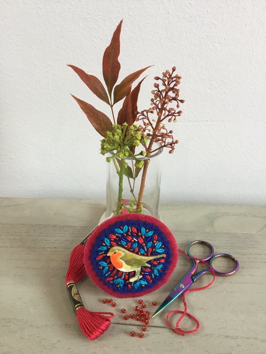 Robin Brooch 