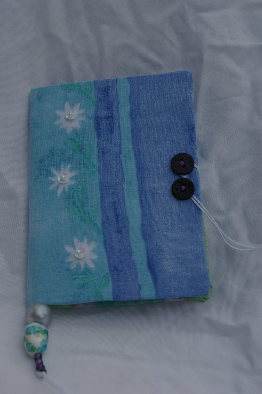 Notebook handmade Upcylced in a Rustic Cottage Chic Style