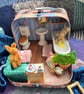 Rabbit Bathroom  doll's house in a suitcase  - Image 1