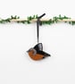 Chaffinch Christmas tree decoration, bird lover gift, stocking filler. - Image 2