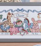Personalised Baby Birth Record Cross Stitch – Pink or Blue New Baby Keepsake - Image 6