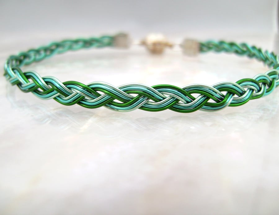 Copper Wire Braid Bracelet