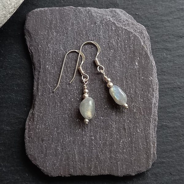 Labradorite Gemstone Earrings