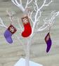 Make your own Felt Christmas Stocking Hanging Tree Decoration - Image 7