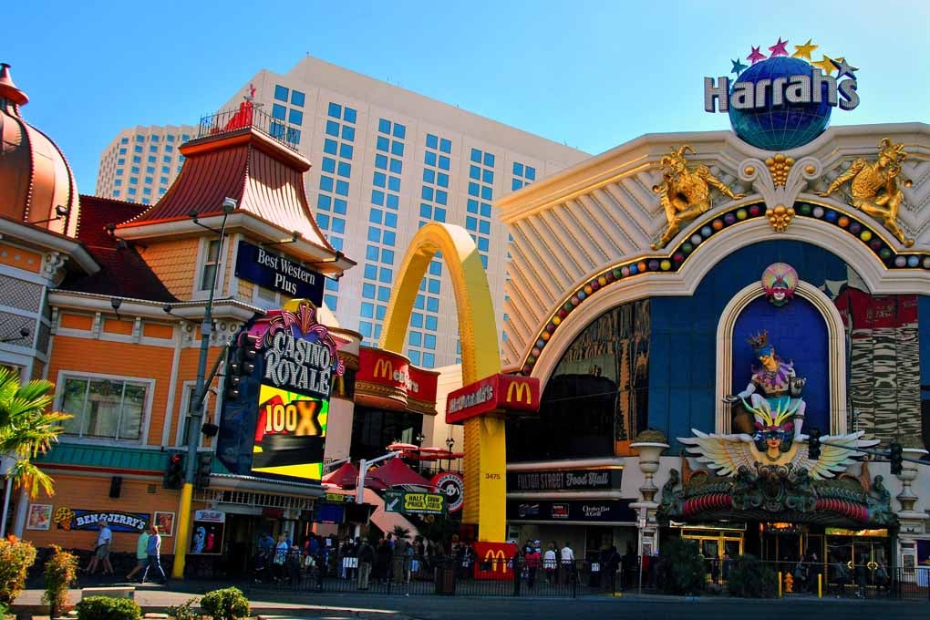 Harrah's Resort Hotel Las Vegas America Photograph Print