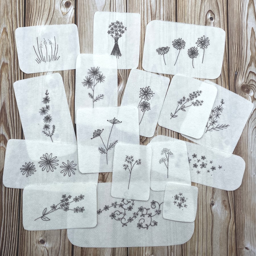 Small flower embroidery designs