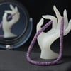 Purple and Pink Russian Spiral Necklace
