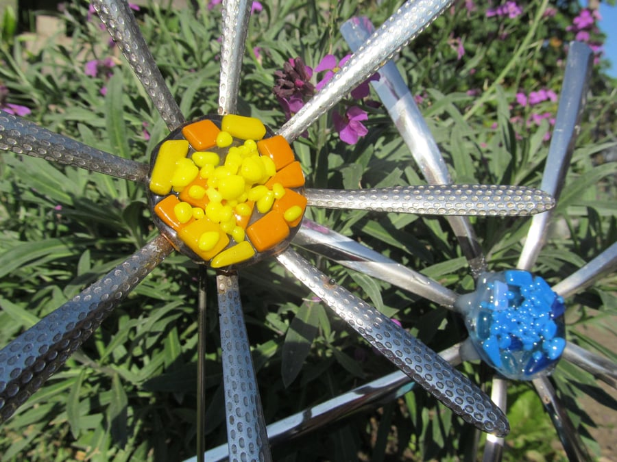 Metal Spoon Flowers (Set of 3)