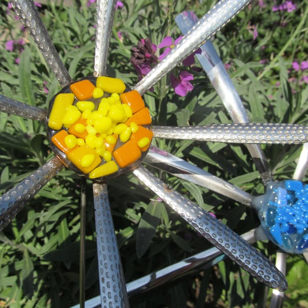 Metal Spoon Flowers (Set of 3)