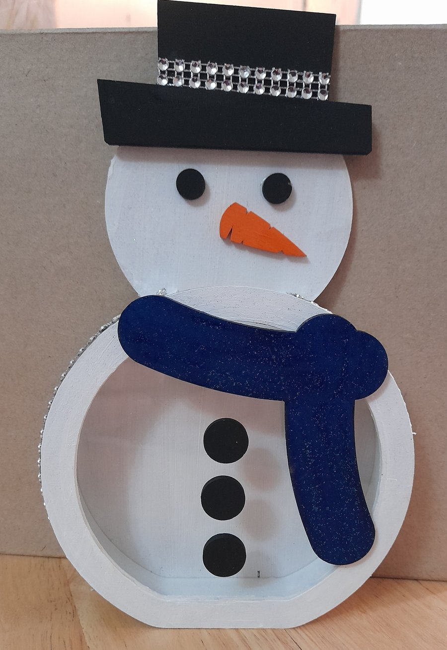 Christmas decoration - fillable snowman 